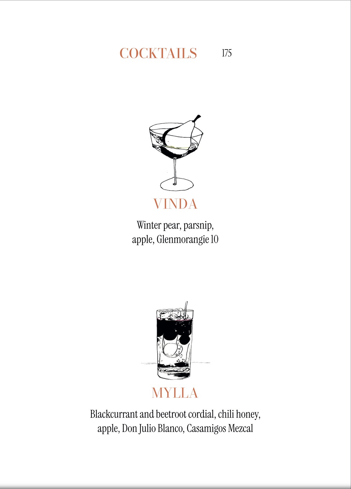 Cocktailmeny Feb 2026 – Billede fra Slussporten af Cocktailbar G. (26.09.2026)