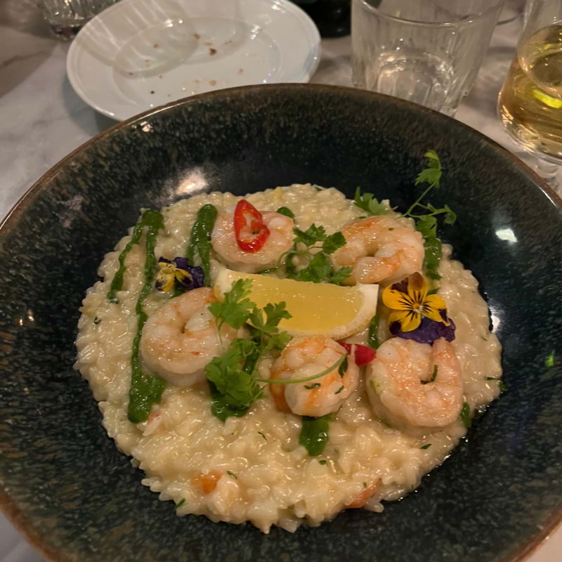 Risotto scampi  – Photo from Spago by Jessica K. (03/03/2024)