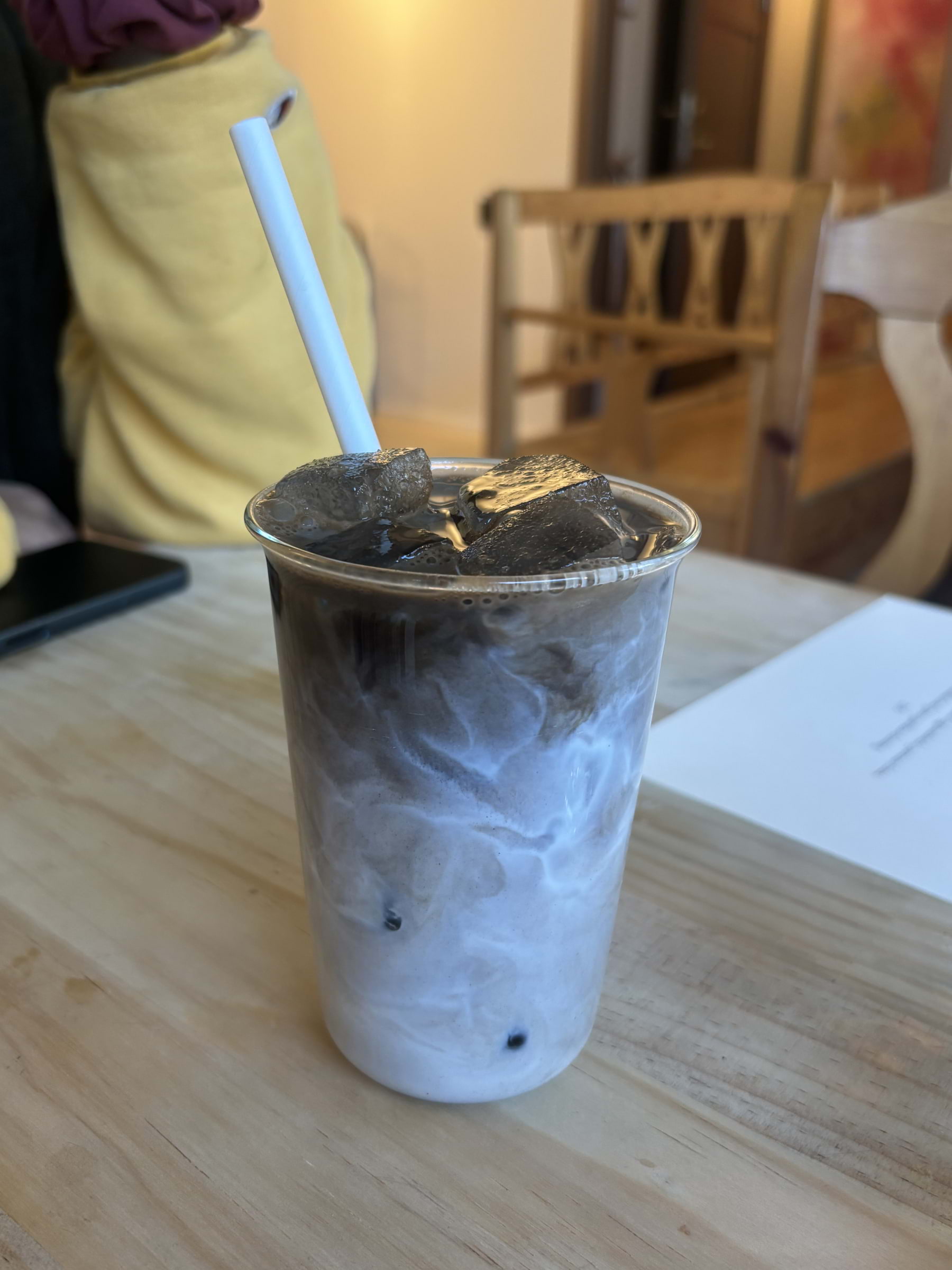 Iced houjicha – Photo from Studio Canteen by Lisa M. (24/02/2026)