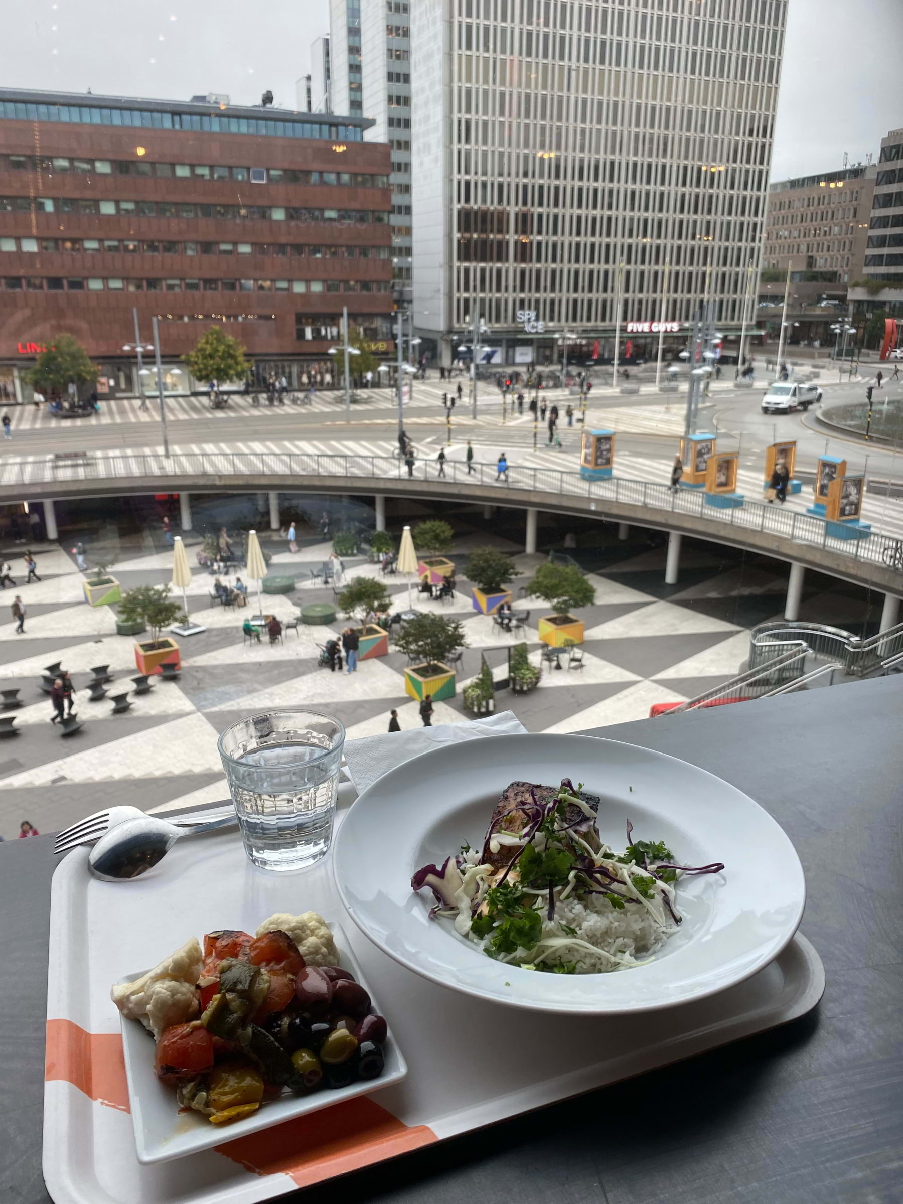 …😍 Utsikten alltsååå!!! – Bild från Teaterbaren Kulturhuset av Anna L. (2025-11-17)