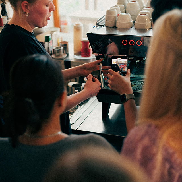Thatsup-event: Kaffeskola och Glassfrossa på Lykke Nytorget & Pärlans Konfektyr