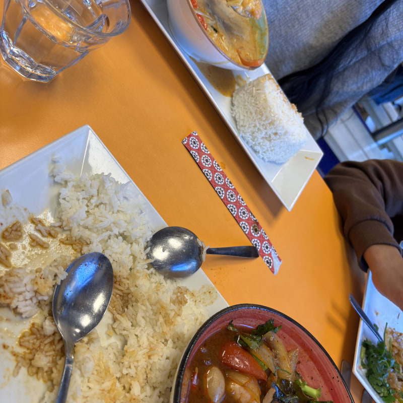Tomyam soppa och r&ouml;d curry &ndash; Bild fr&aring;n Thai House Wok Sollentuna av Madiha&nbsp;S. (2026-05-16)