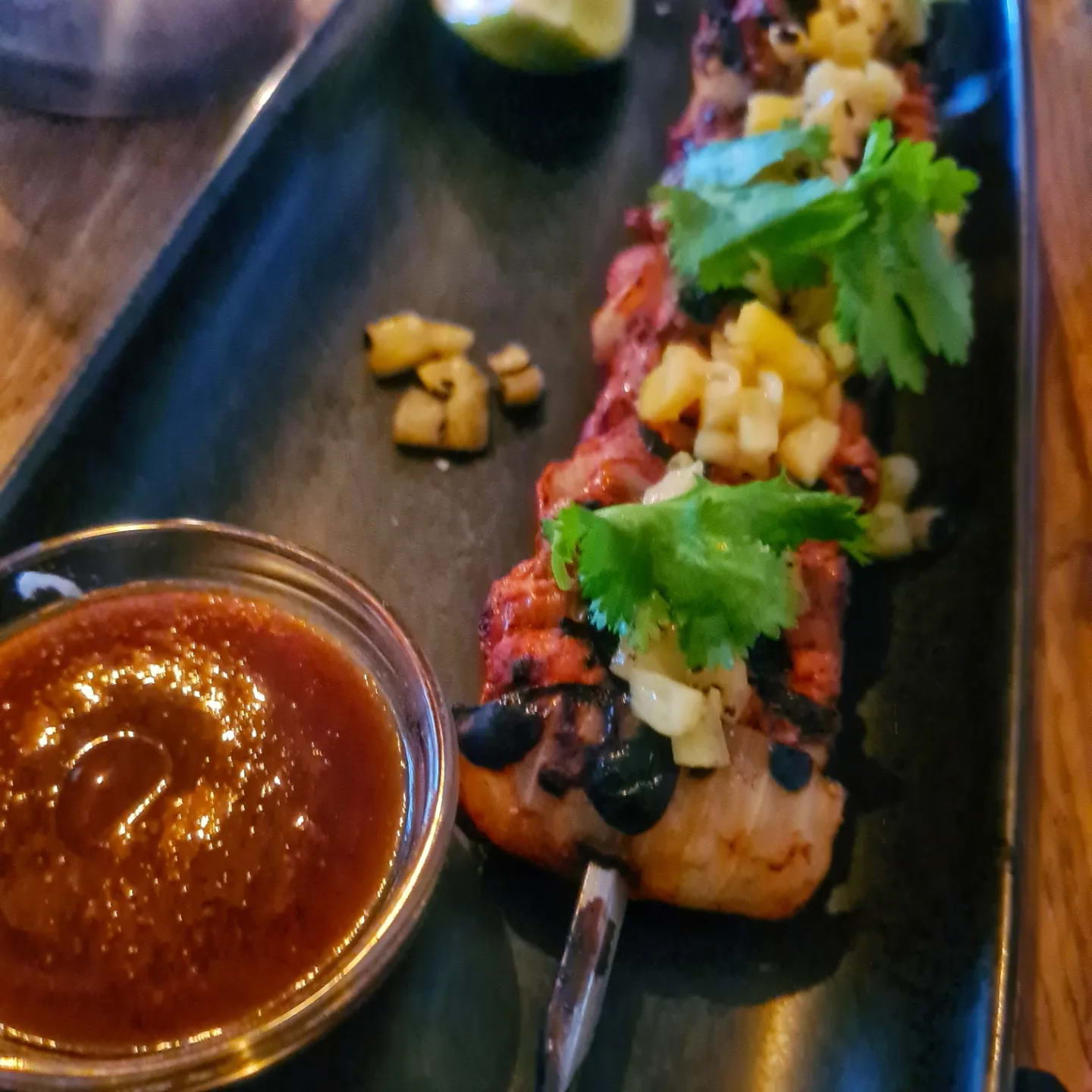 Al pastor skewer – Photo from Tocayo by Cecilia S. (19/06/2024)
