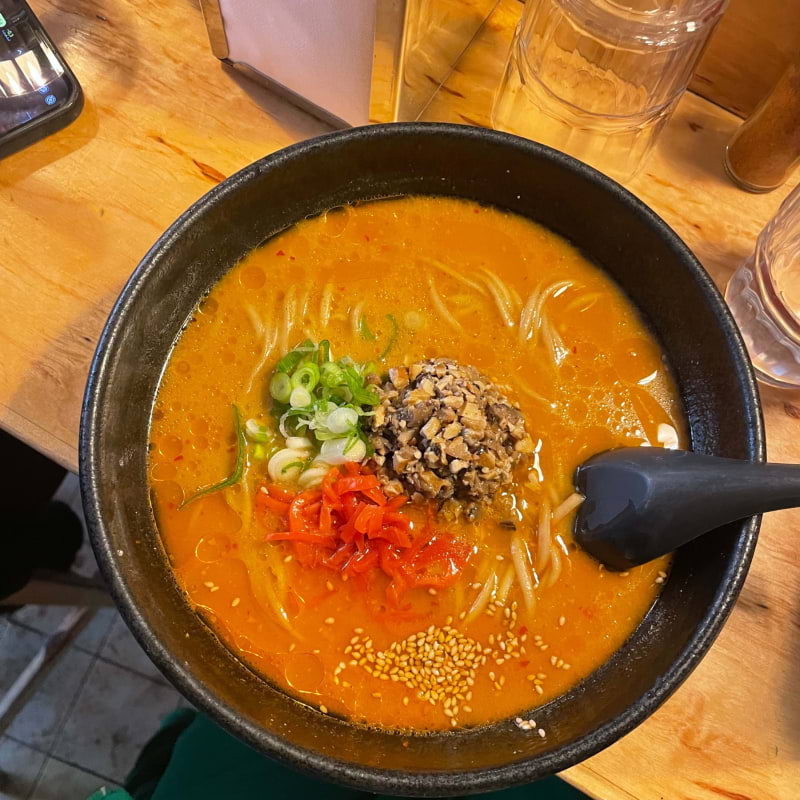 Vegansk spicy miso – Photo from Totemo Ramen by Lisa M. (08/01/2024)