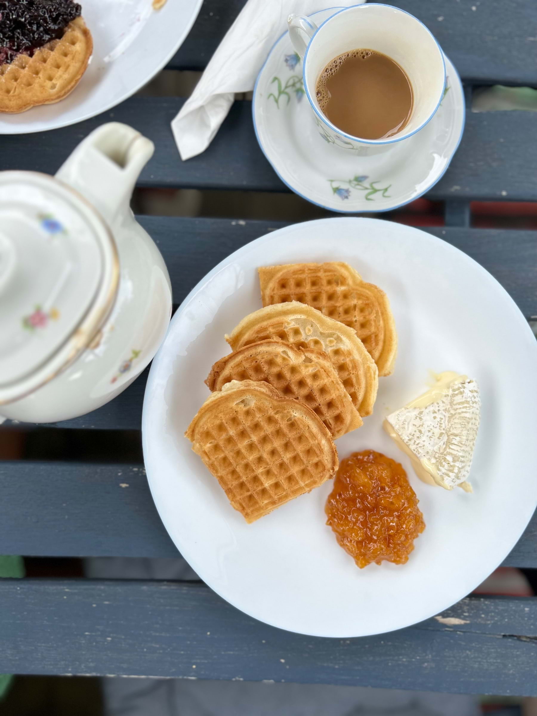 Camembert och hjortronsylt  &ndash; Bild fr&aring;n Tr&auml;dg&aring;rdsfika av Malin&nbsp;P. (2023-07-11)