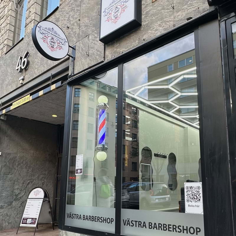 Västra Barbershop- utanför – Photo from Västra Barbershop by Slussen B. (02/05/2025)