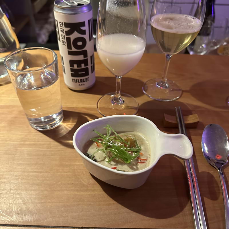 Ägg i buljong, tema Korea – Photo from Woodstockholm Matbar by Fredrik J. (12/10/2025)