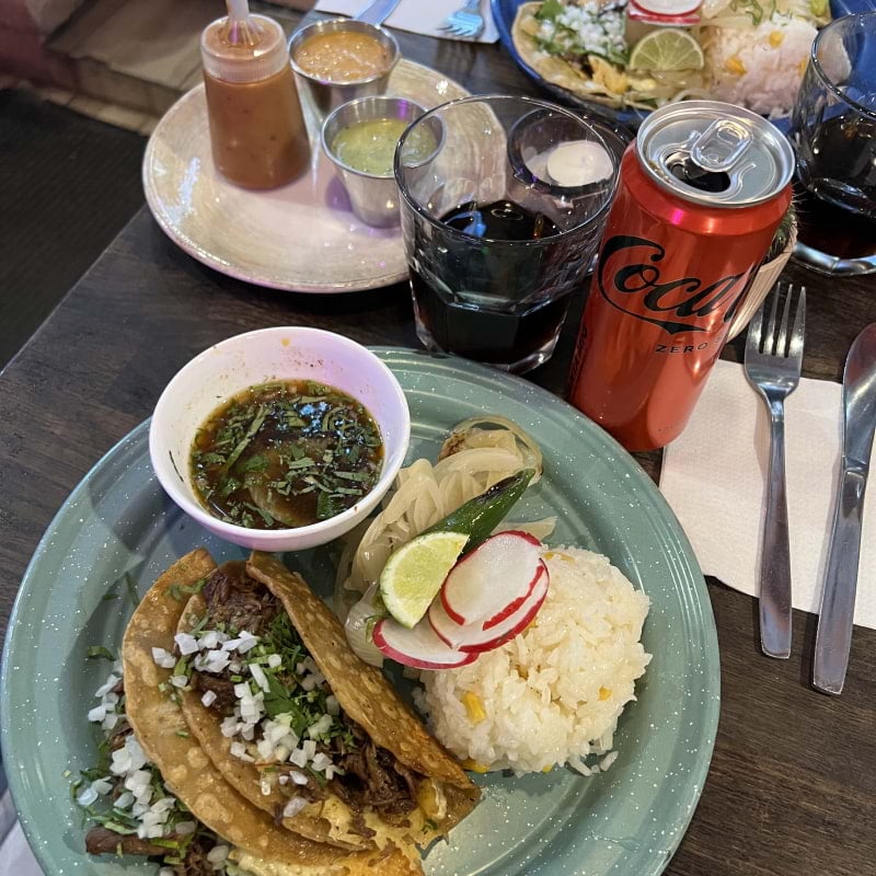 Birria tacos – Photo from Xulo by Josefine W. (12/12/2024)