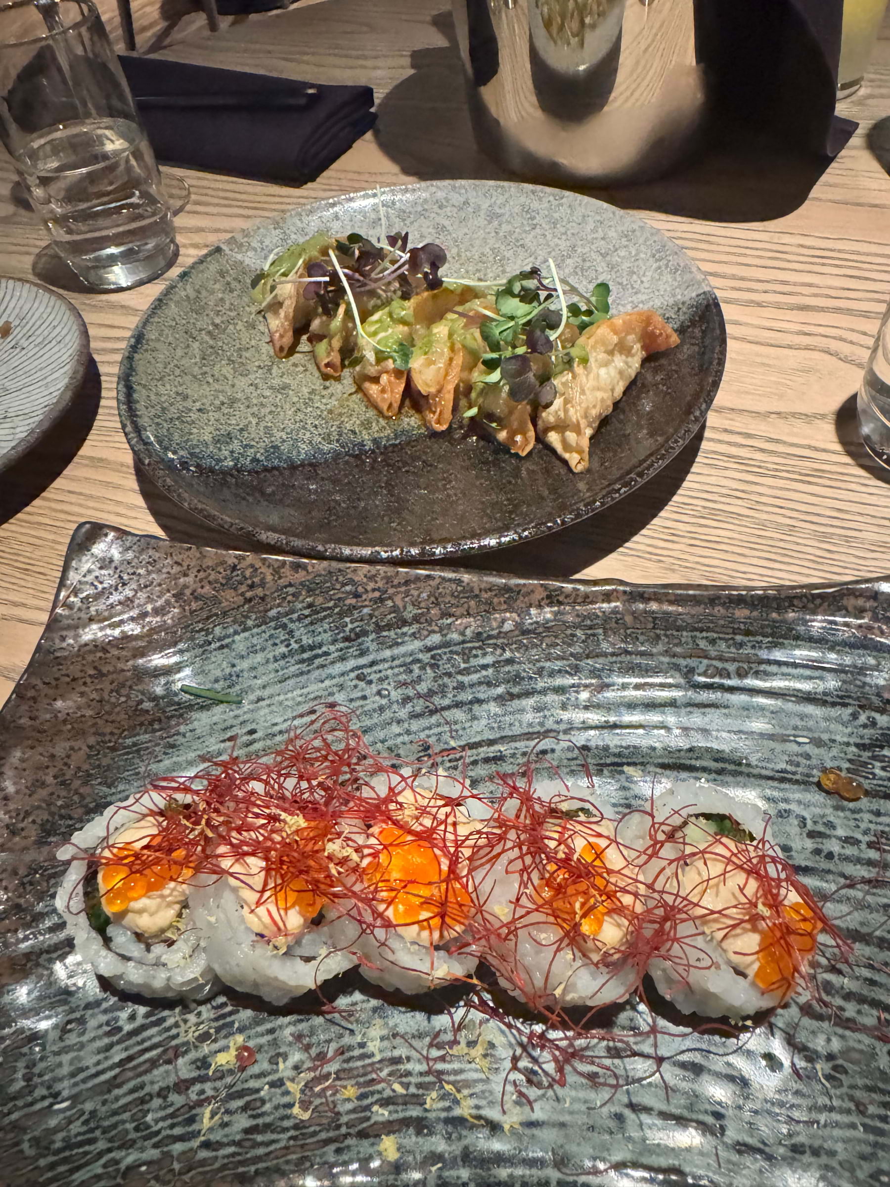 Delade smårätterna 🥟🍣 – Bild från Yasuragi av Anna L. (2026-01-16)