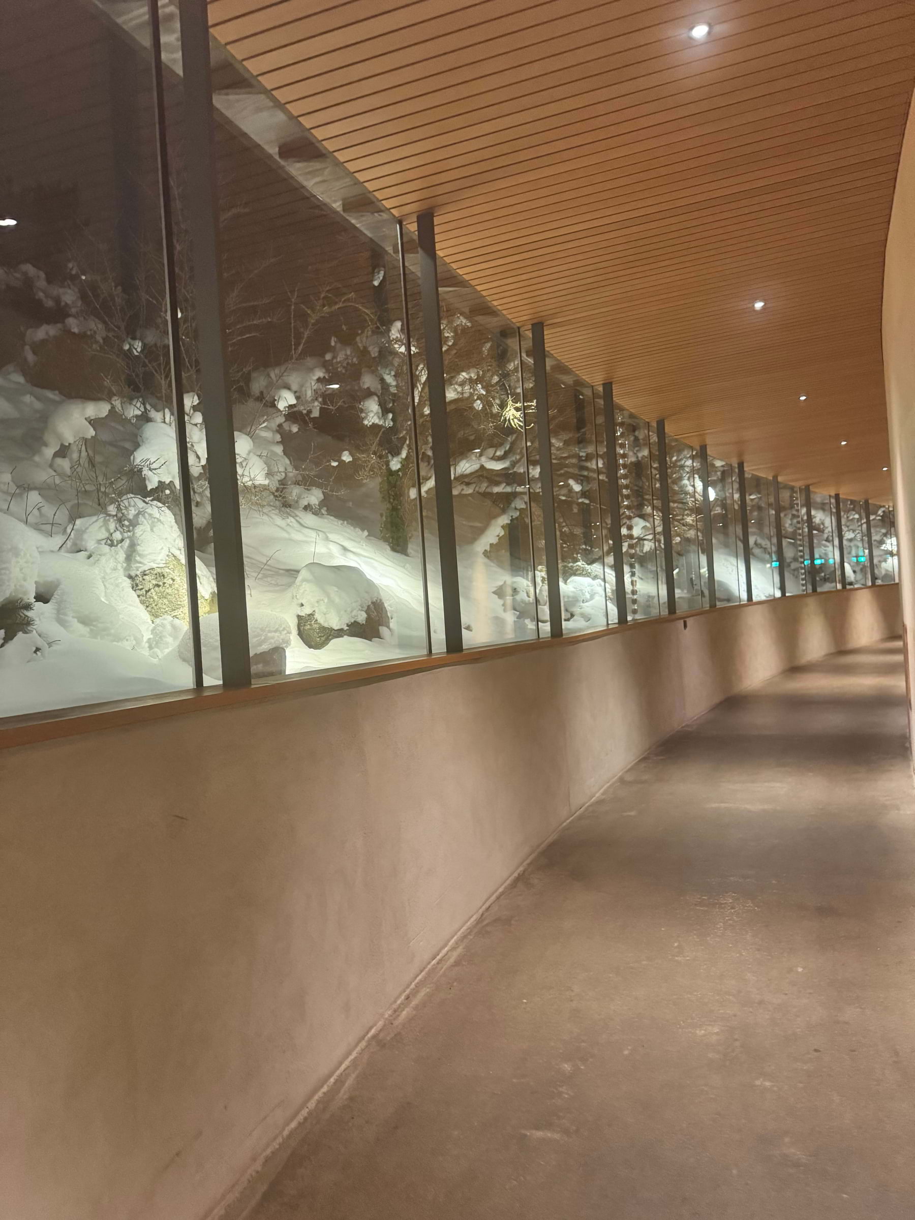 Glasgången ner till SPA-anläggningen! – Bild från Yasuragi av Anna L. (2026-01-16)