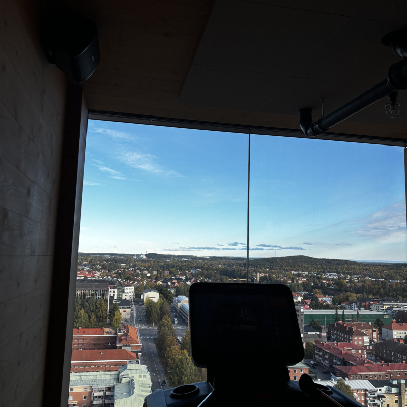 Utsikt från gym – Billede fra The Wood Hotel by Elite Skellefteå af Lisa M. (19.09.2026)