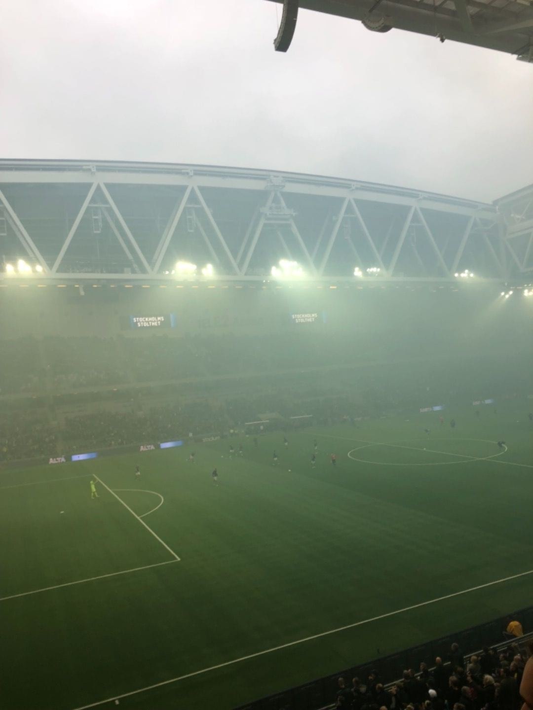Photo from Tele2 Arena by Fredrik J. (01/11/2018)
