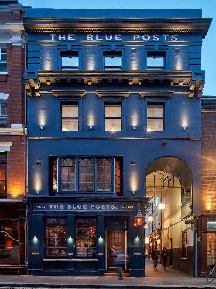 The Blue Posts – Pubs in Soho