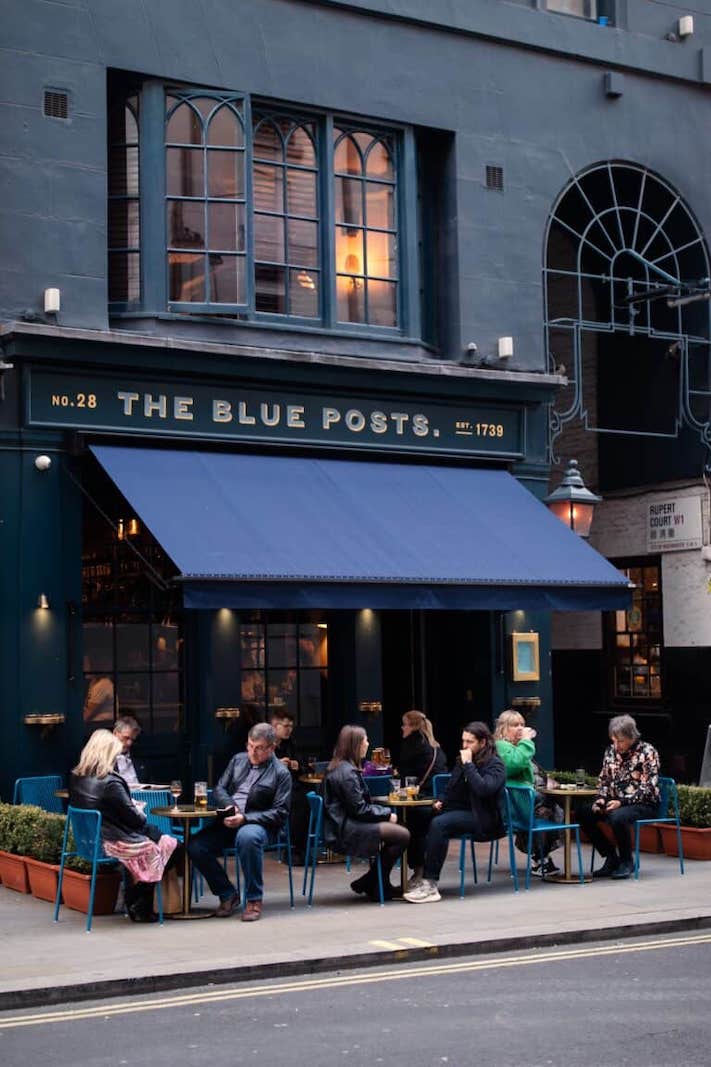 The Blue Posts – Pubs in Soho