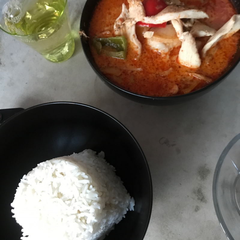 Massaman curry – Bild från Thai Enjoy Sundbyberg av Jessica K. (2020-08-31)