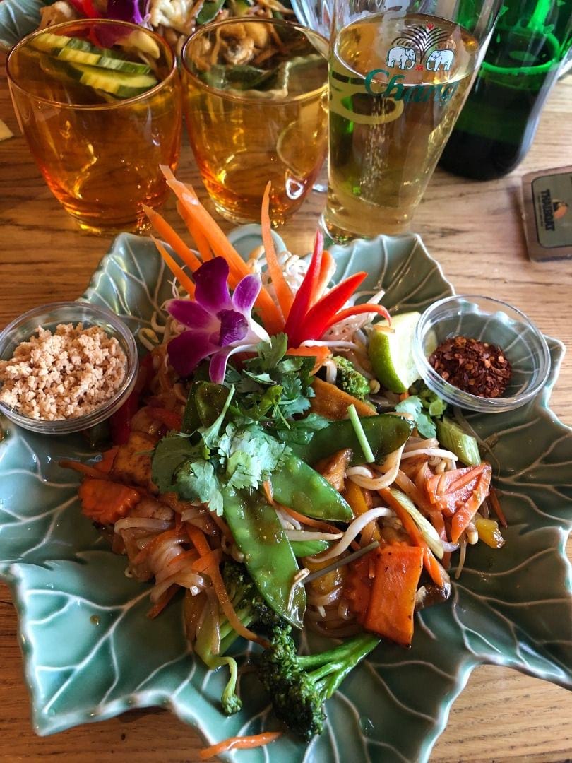 Vegetarisk pad thai - Bild från Thaiboat av Emmi A.