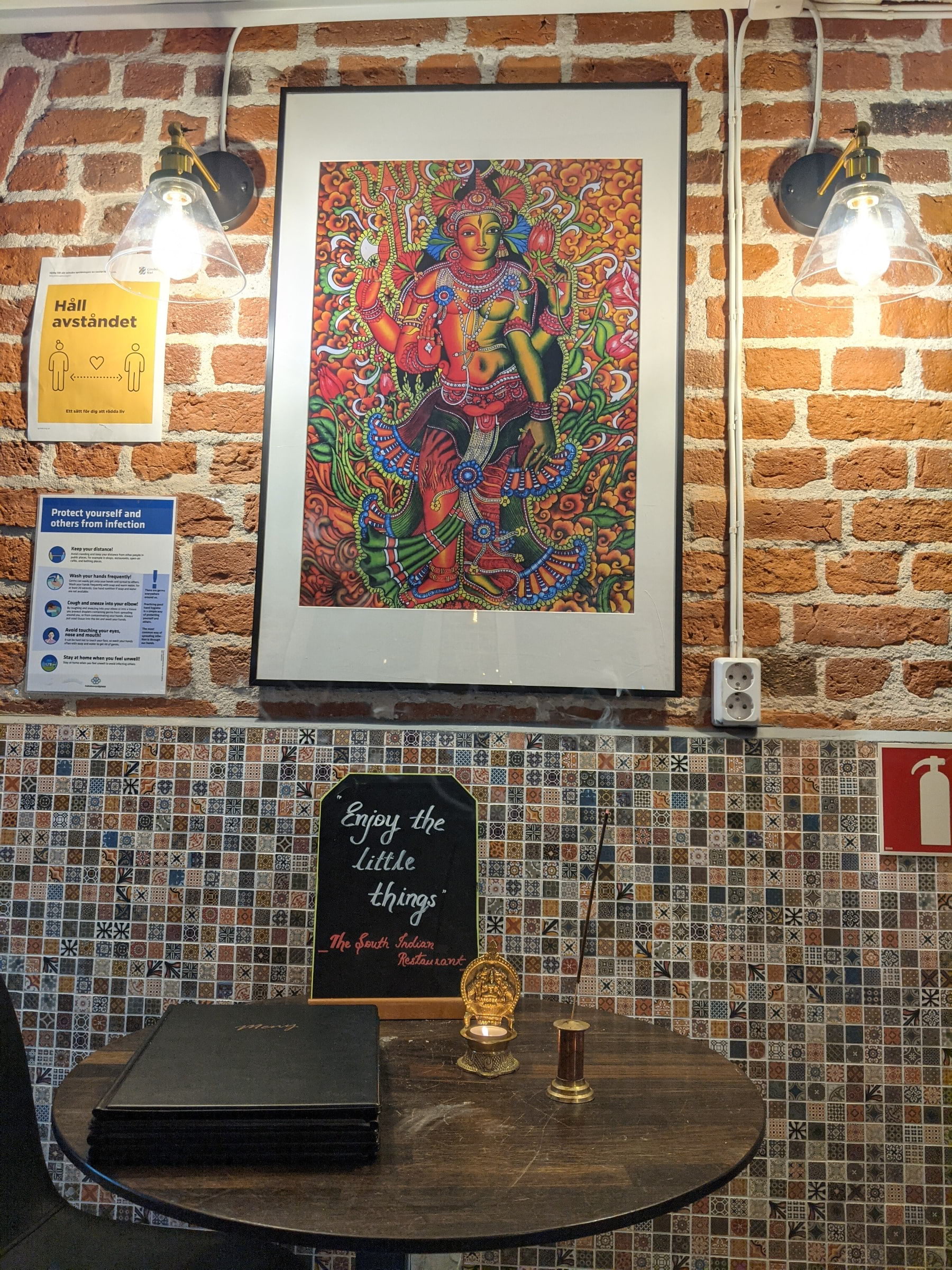 Pictures on wall – Bild från The South Indian Restaurant av Mithun S. (2021-04-12)