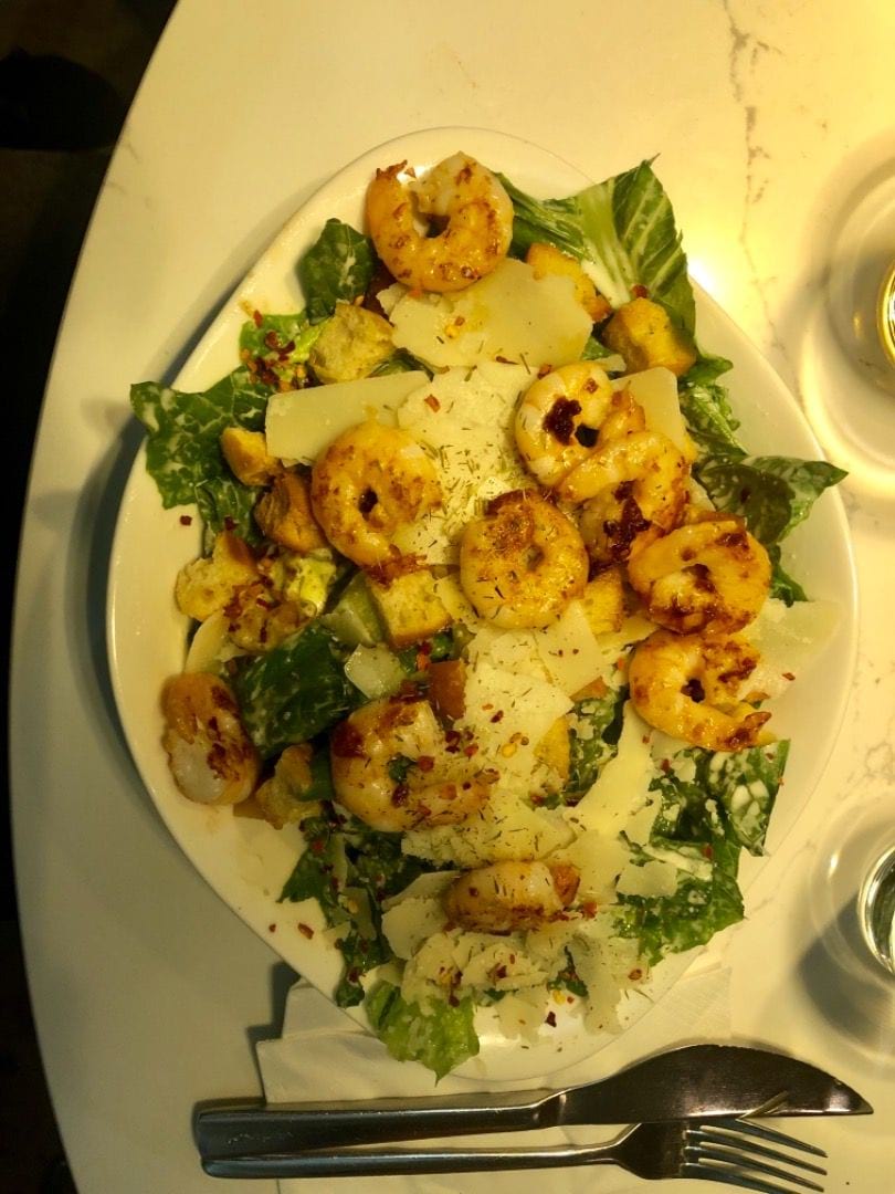 Ceasarsallad med scampi – Photo from Vapiano Stureplan by Annelie V. (04/10/2019)