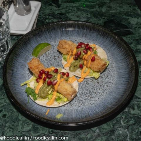 tempura prawn taco – Bild från Vau De Ville av Erik F.