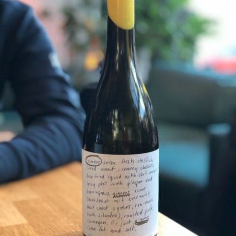 Riesling  – Photo from Wine Mechanics Slakthuset by Agnes L. (20/11/2018)